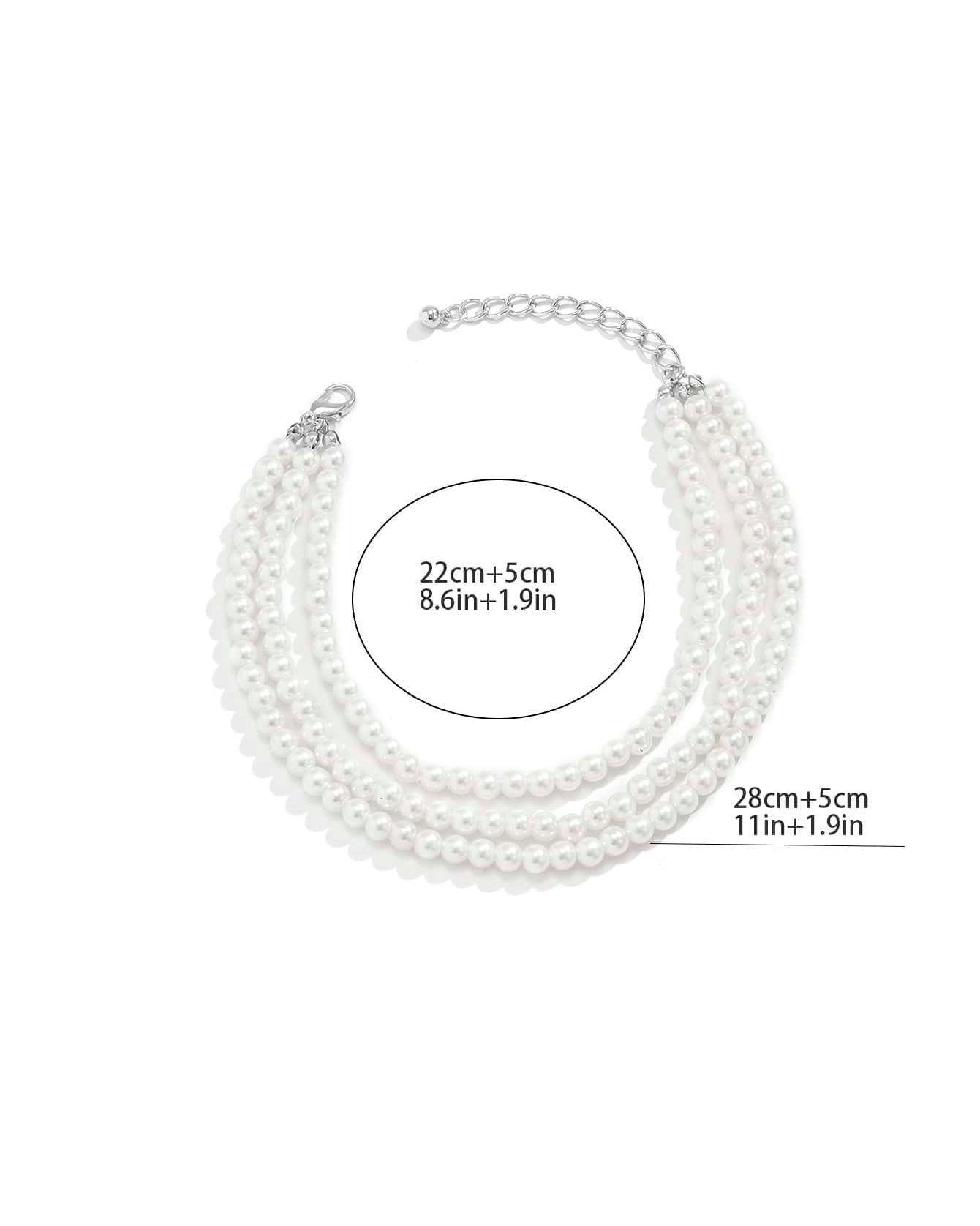 Triple Pearl Anklet