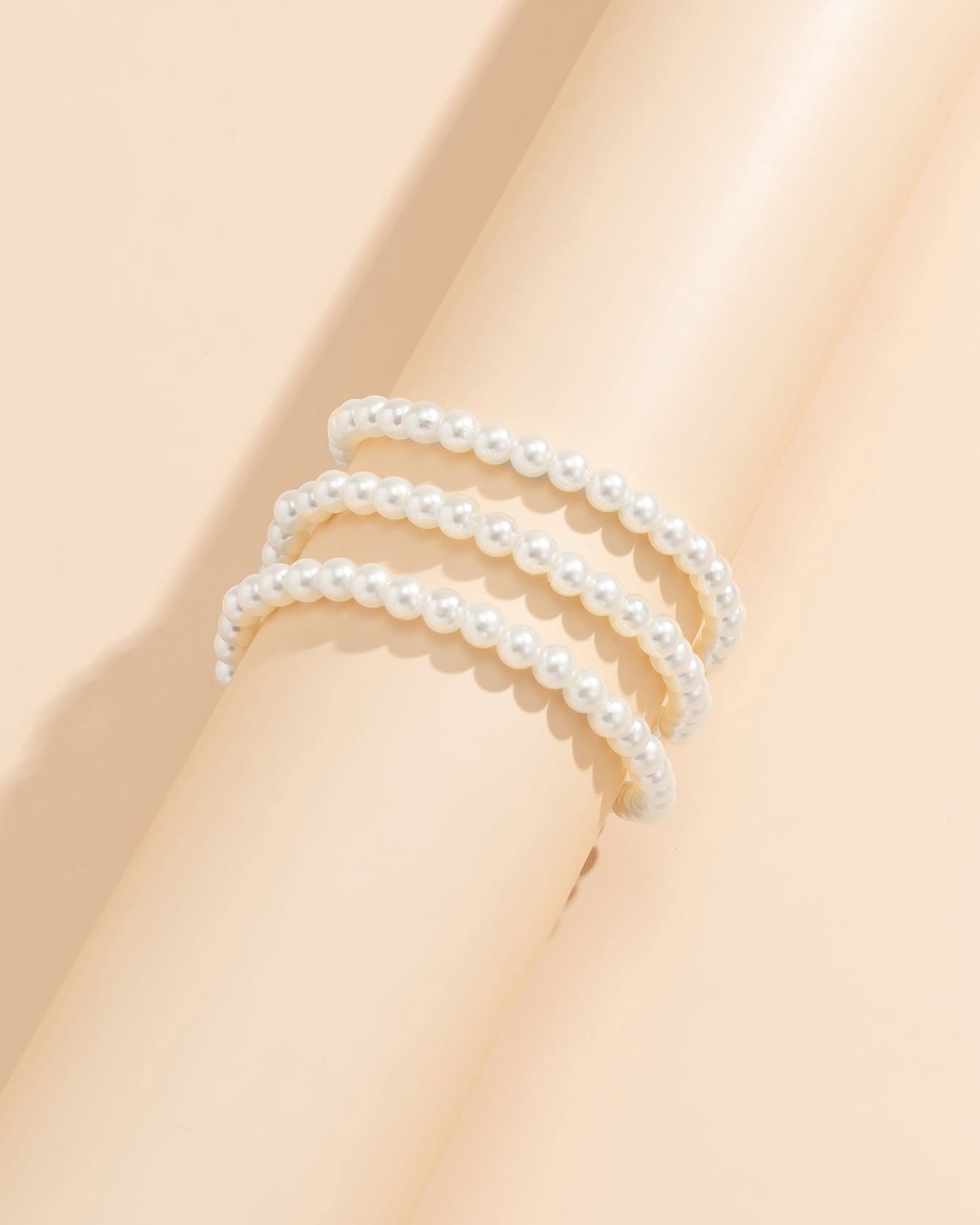 Triple Pearl Anklet