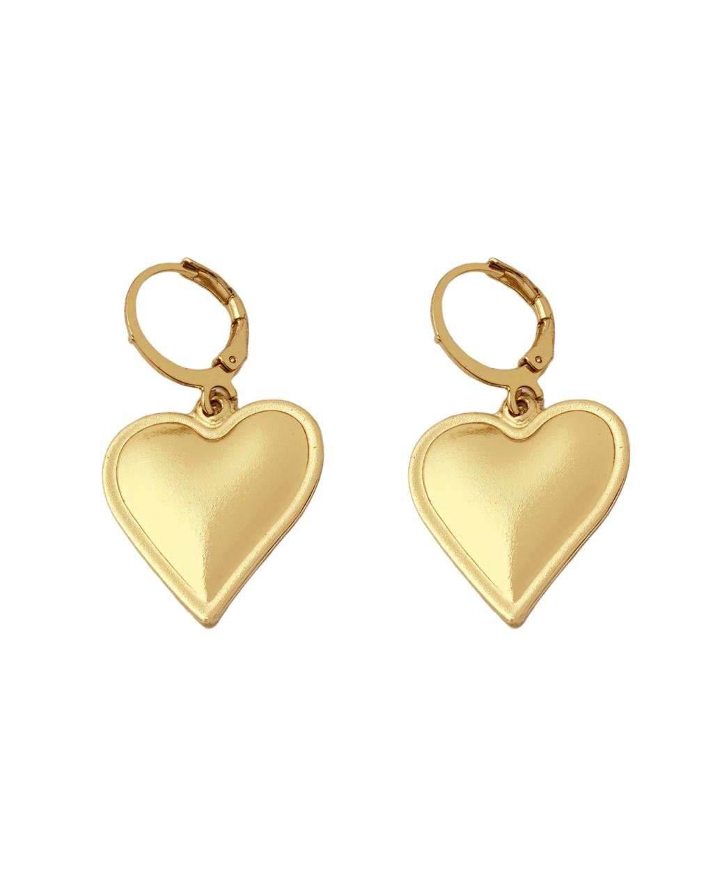 Bold Heart Earrings
