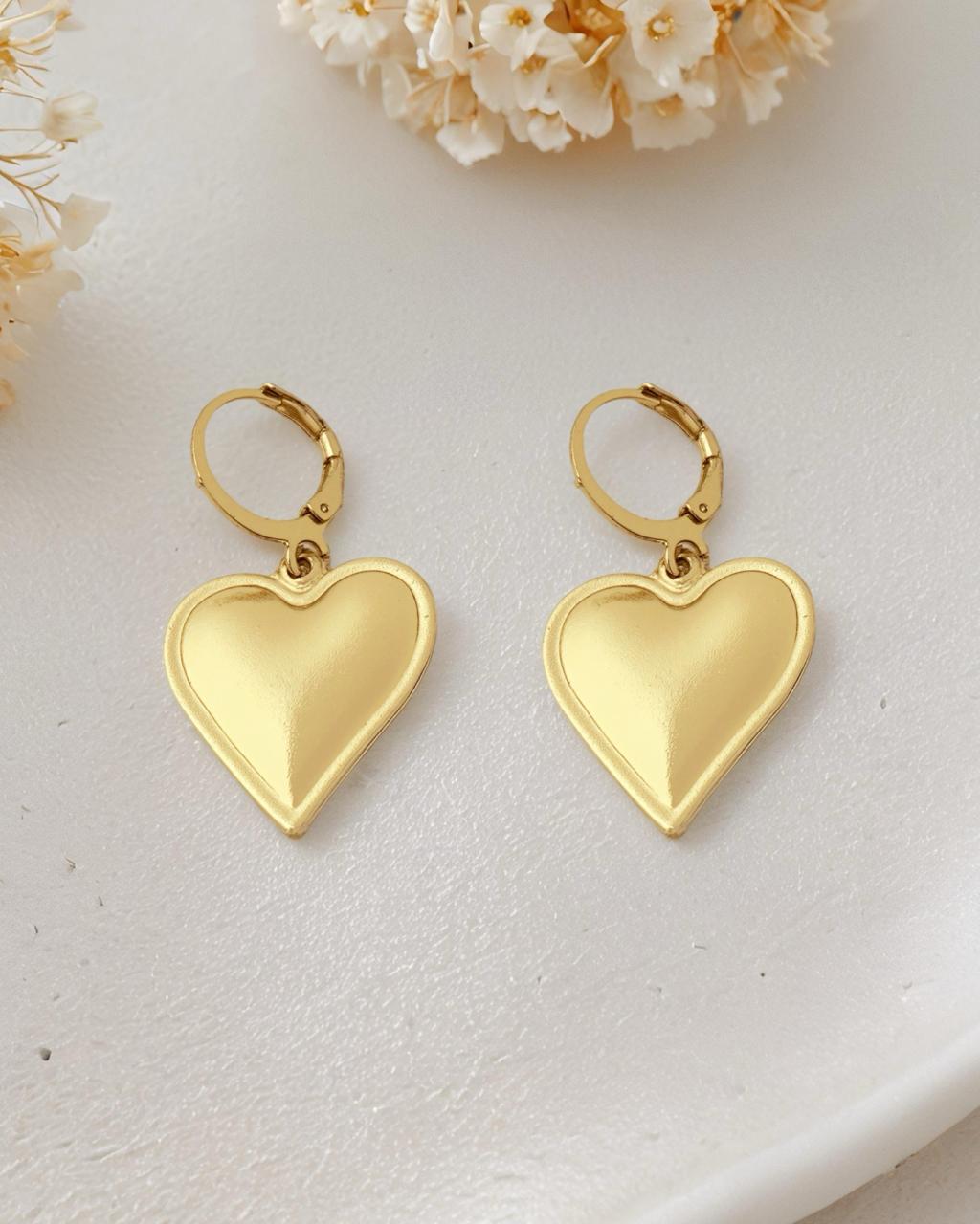 Bold Heart Earrings