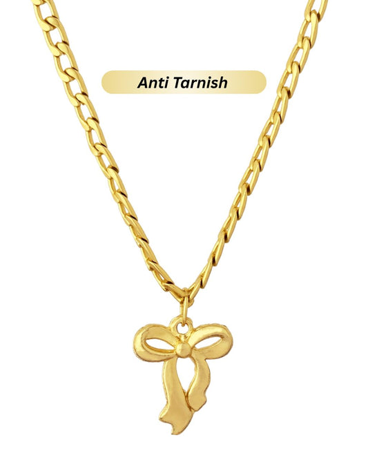 Bow Pendant Anti Tarnish Chain