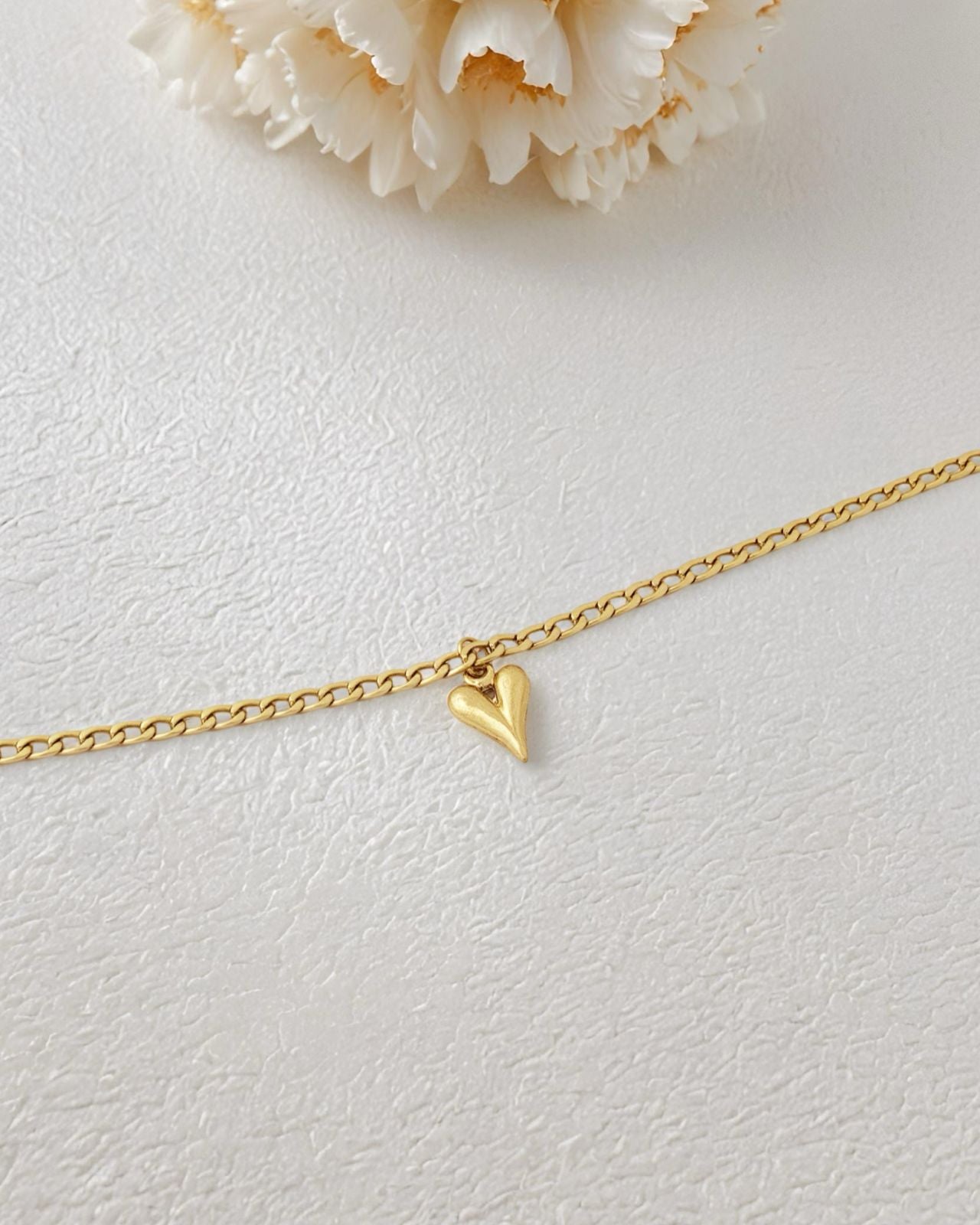 Bubble Heart Anti Tarnish Chain