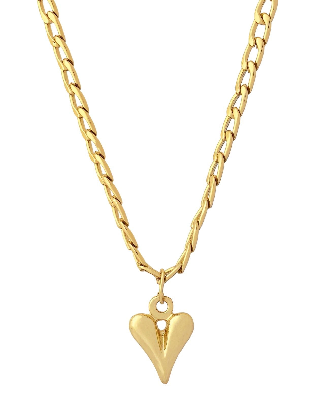 Bubble Heart Anti Tarnish Chain
