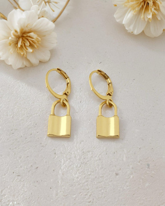 Lock Earrings