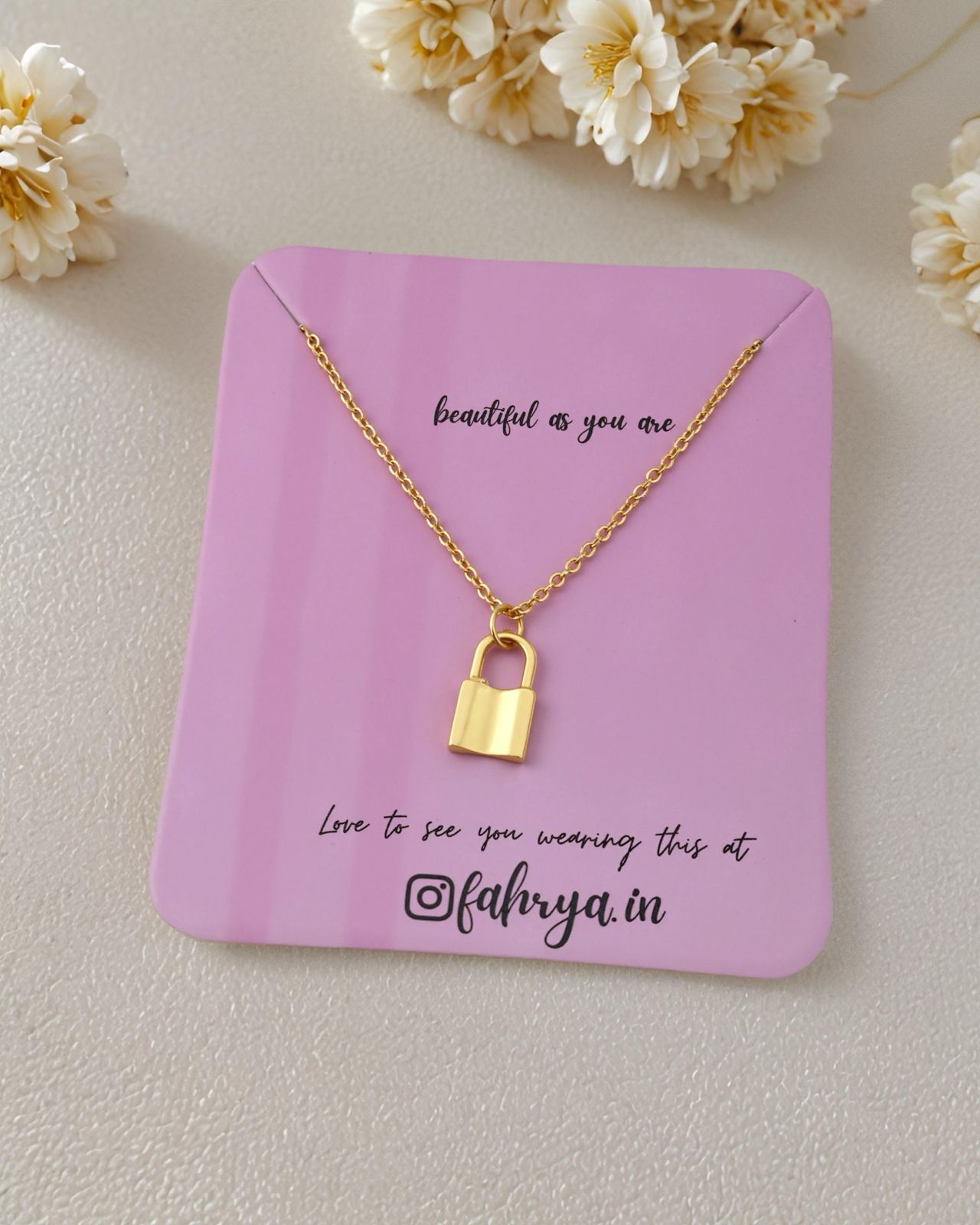 Lock Pendant Set