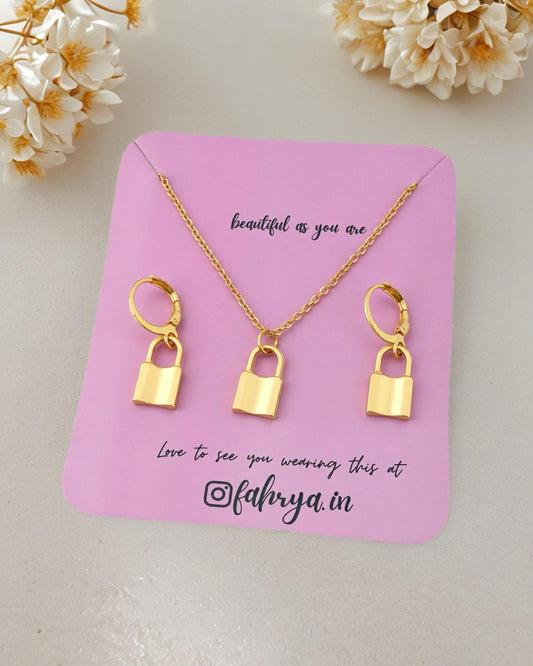 Lock Pendant Set