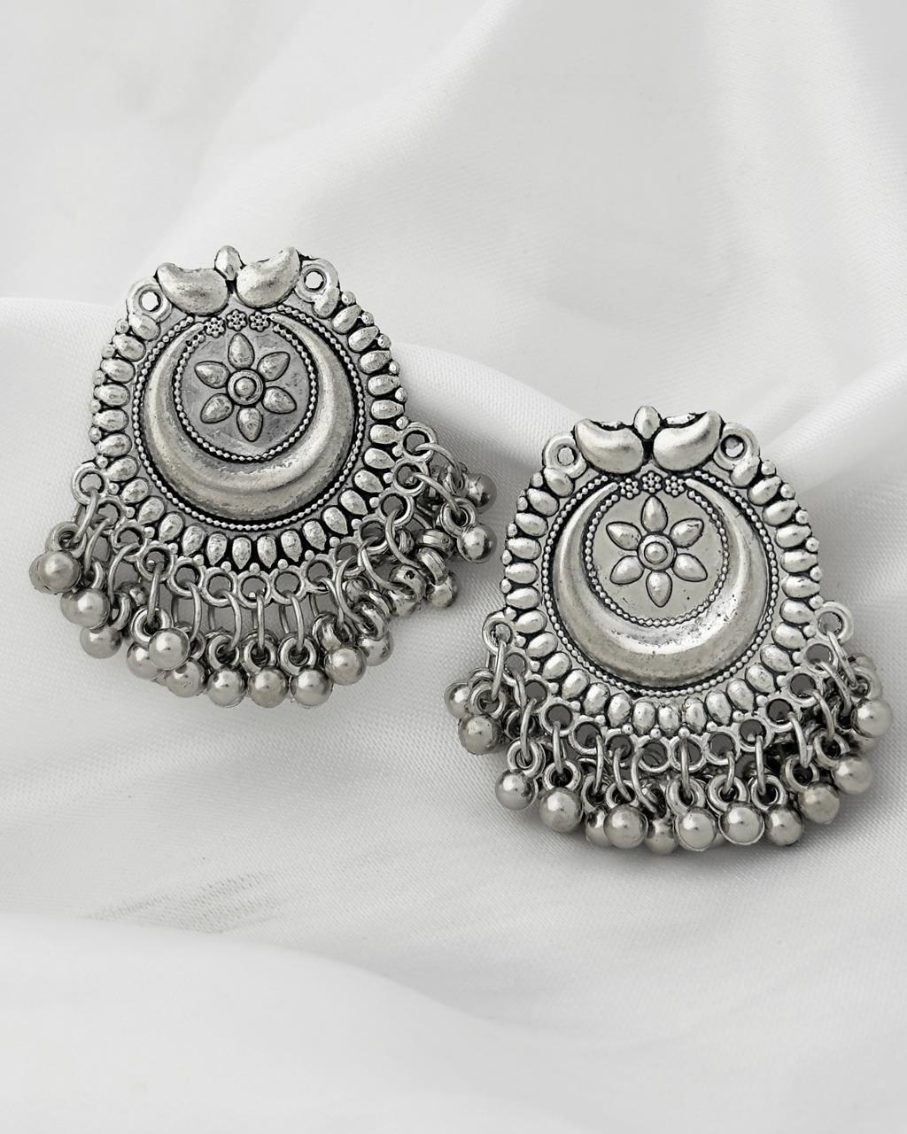 Chandbali Flower Jhumki