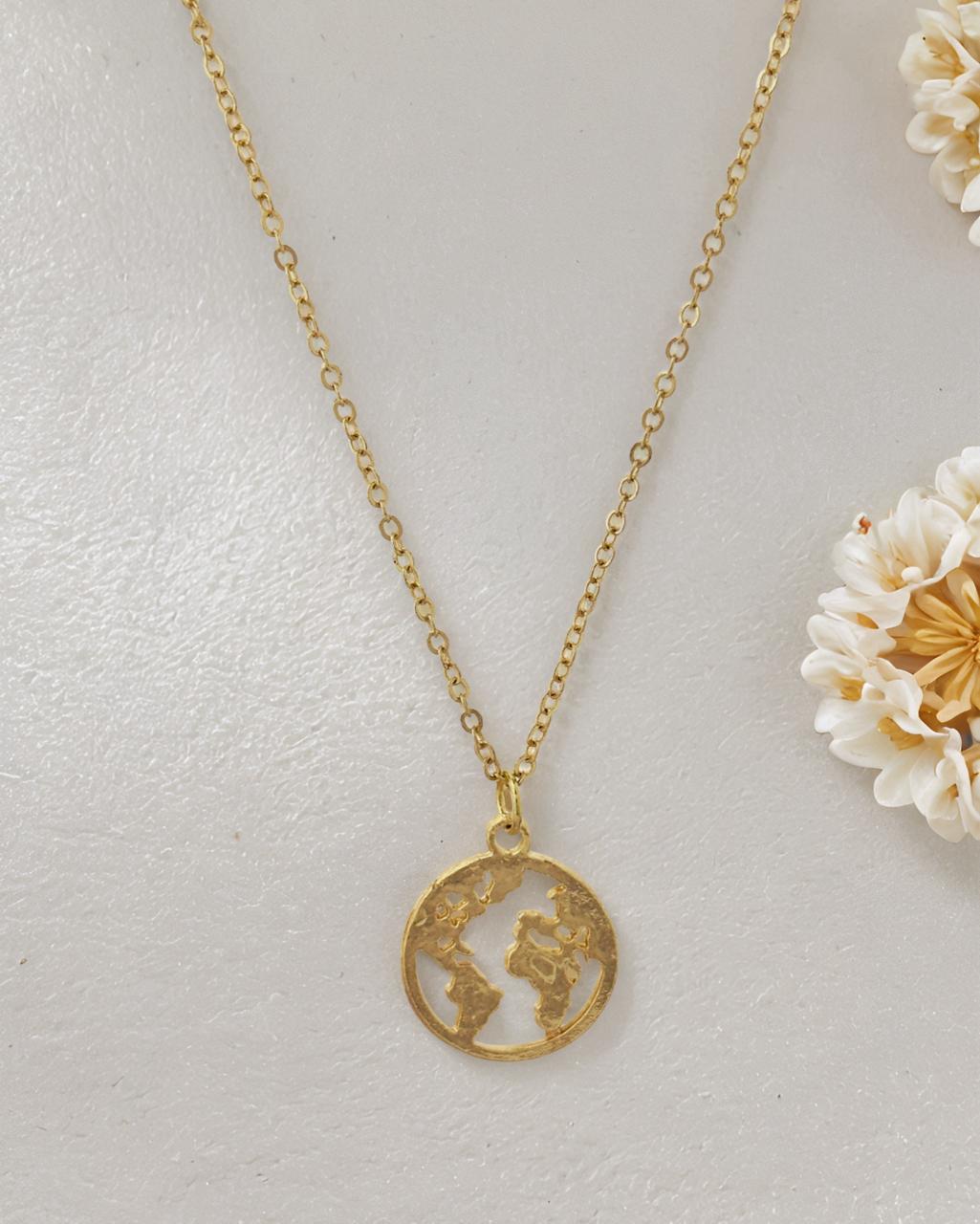 Earth Pendant Necklace