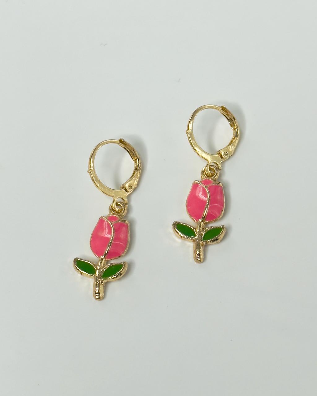 Flower Minimal Earrings