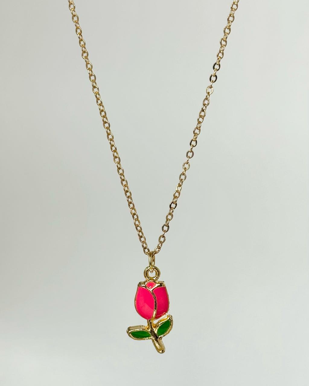Flower Pendant Necklace