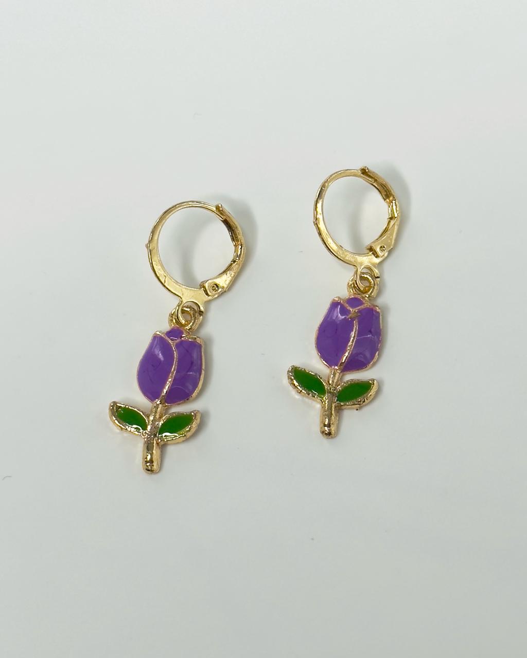 Flower Minimal Earrings