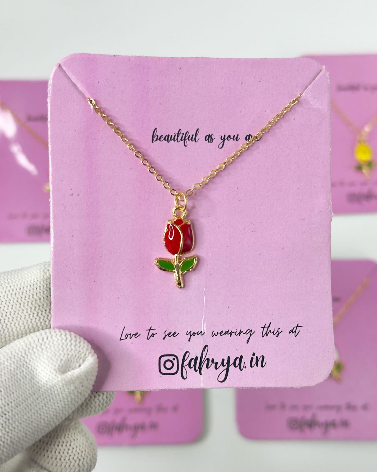 Flower Pendant Necklace