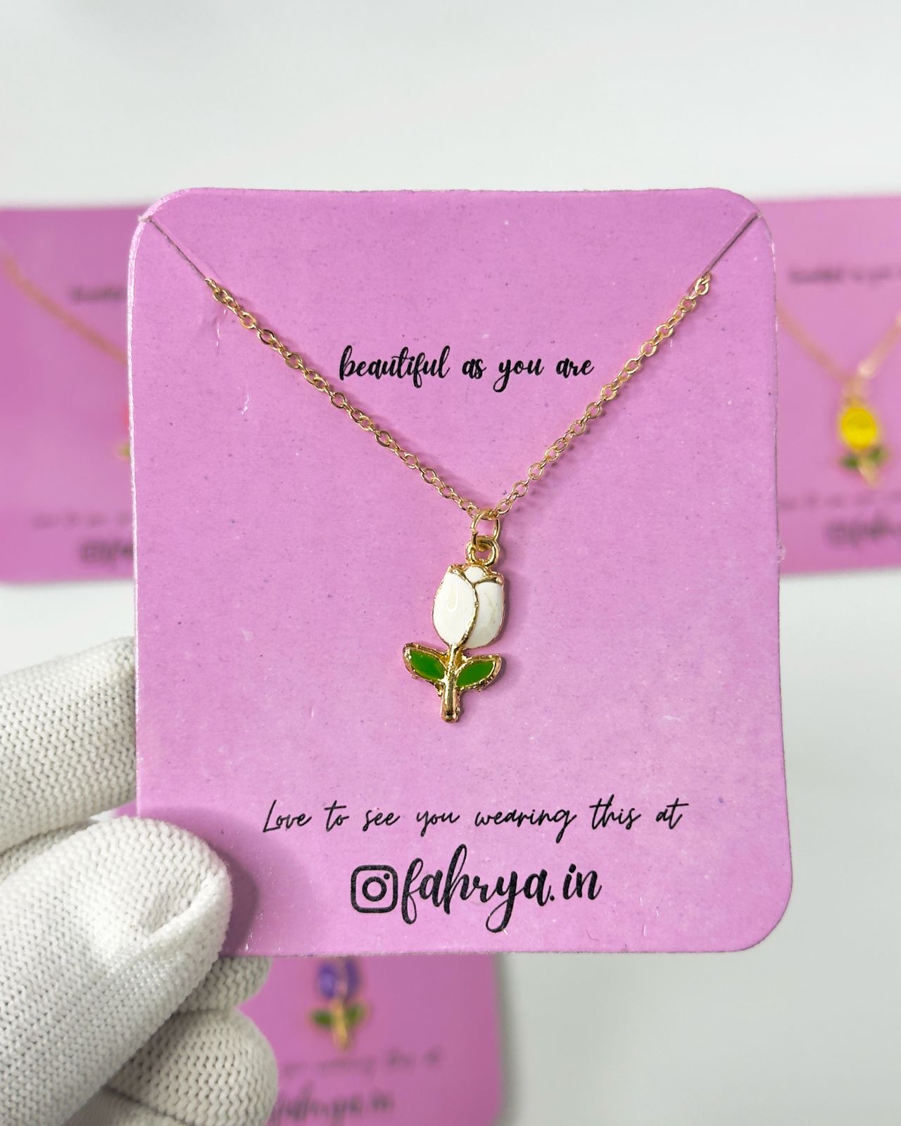 Flower Pendant Necklace