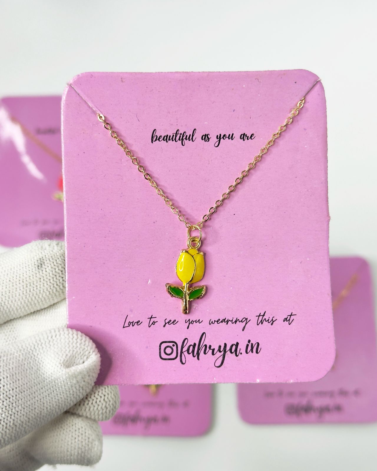 Flower Pendant Necklace