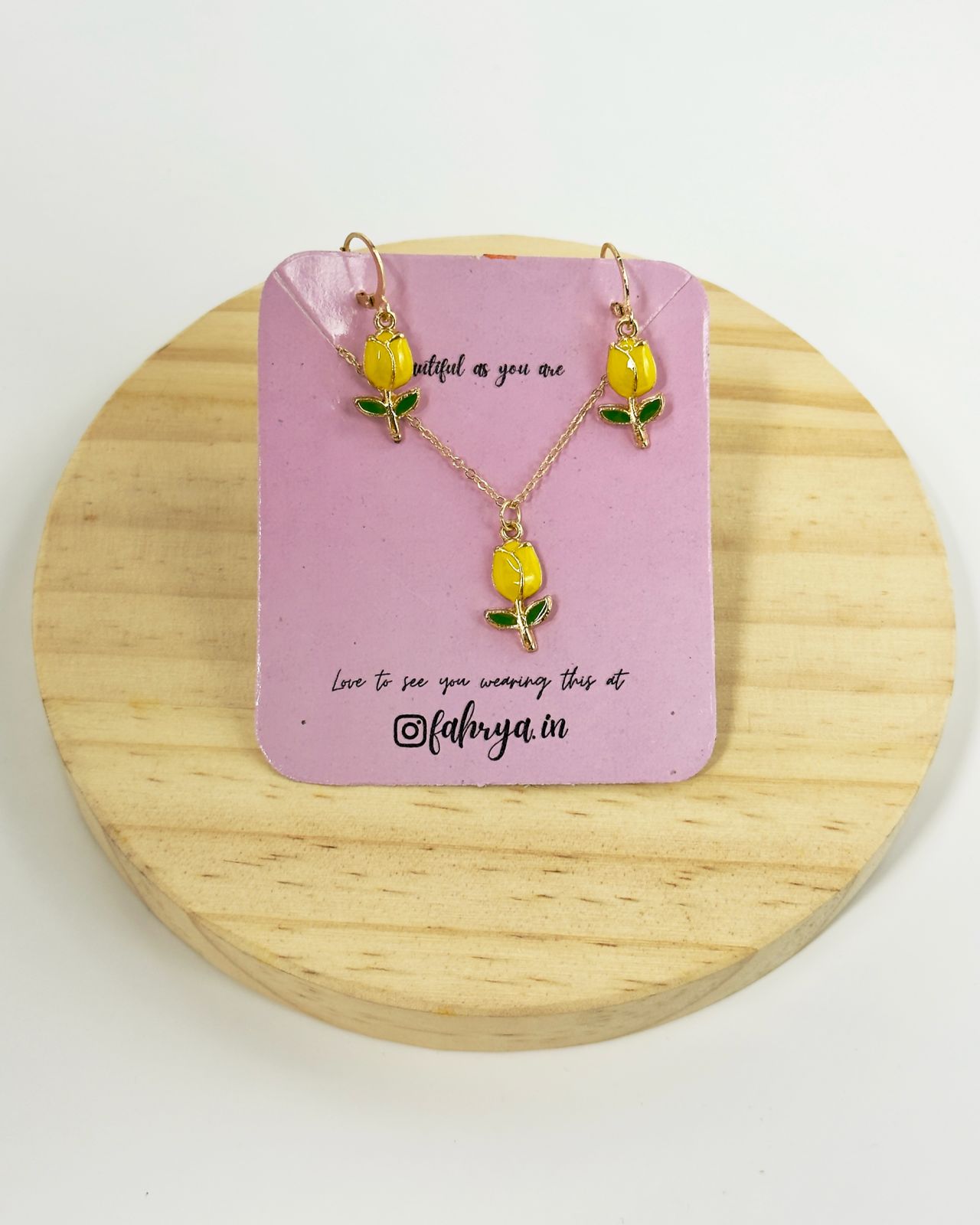 Flower Pendant Set