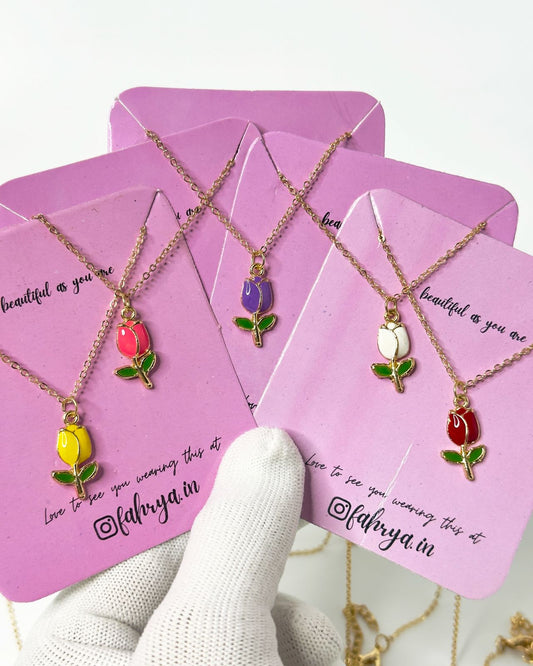 Flower Pendant Necklace