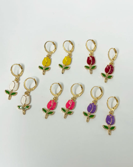 Flower Minimal Earrings