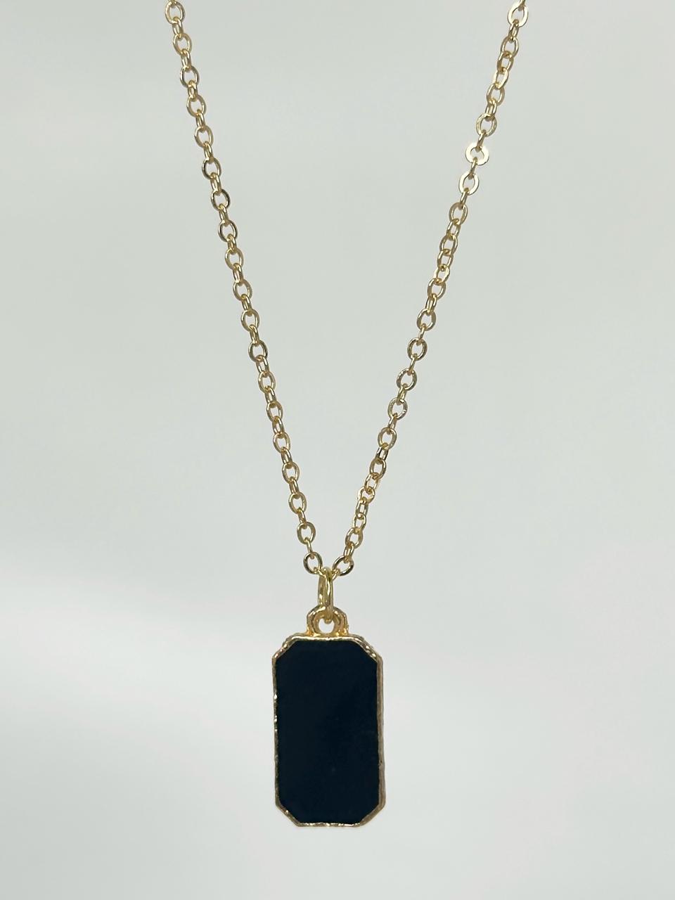 Bloc Pendant Necklace
