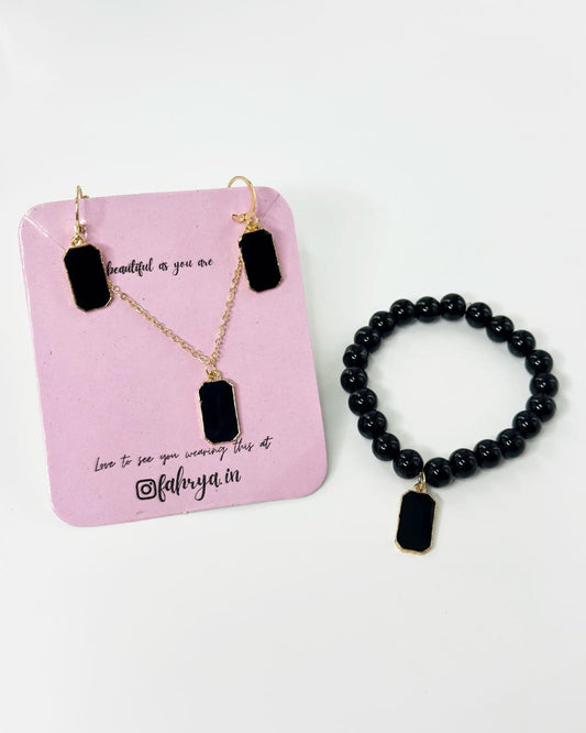 Bloc Pendnat Set & Bracelet
