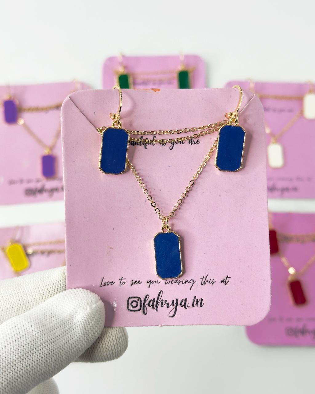 Bloc Pendant Set