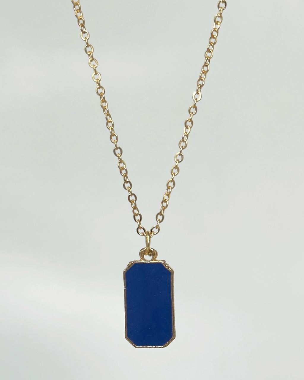 Bloc Pendant Necklace