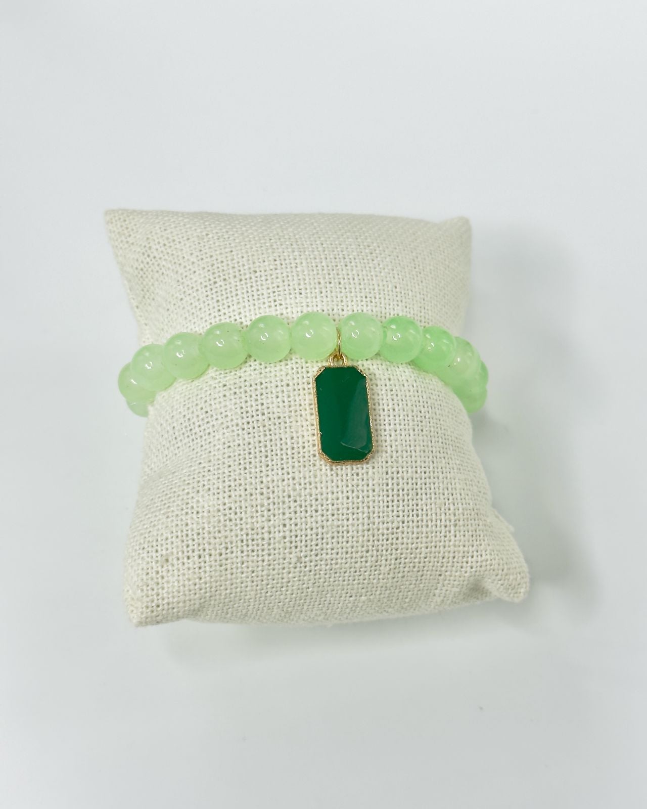 Bloc Charm Pearl Bracelet