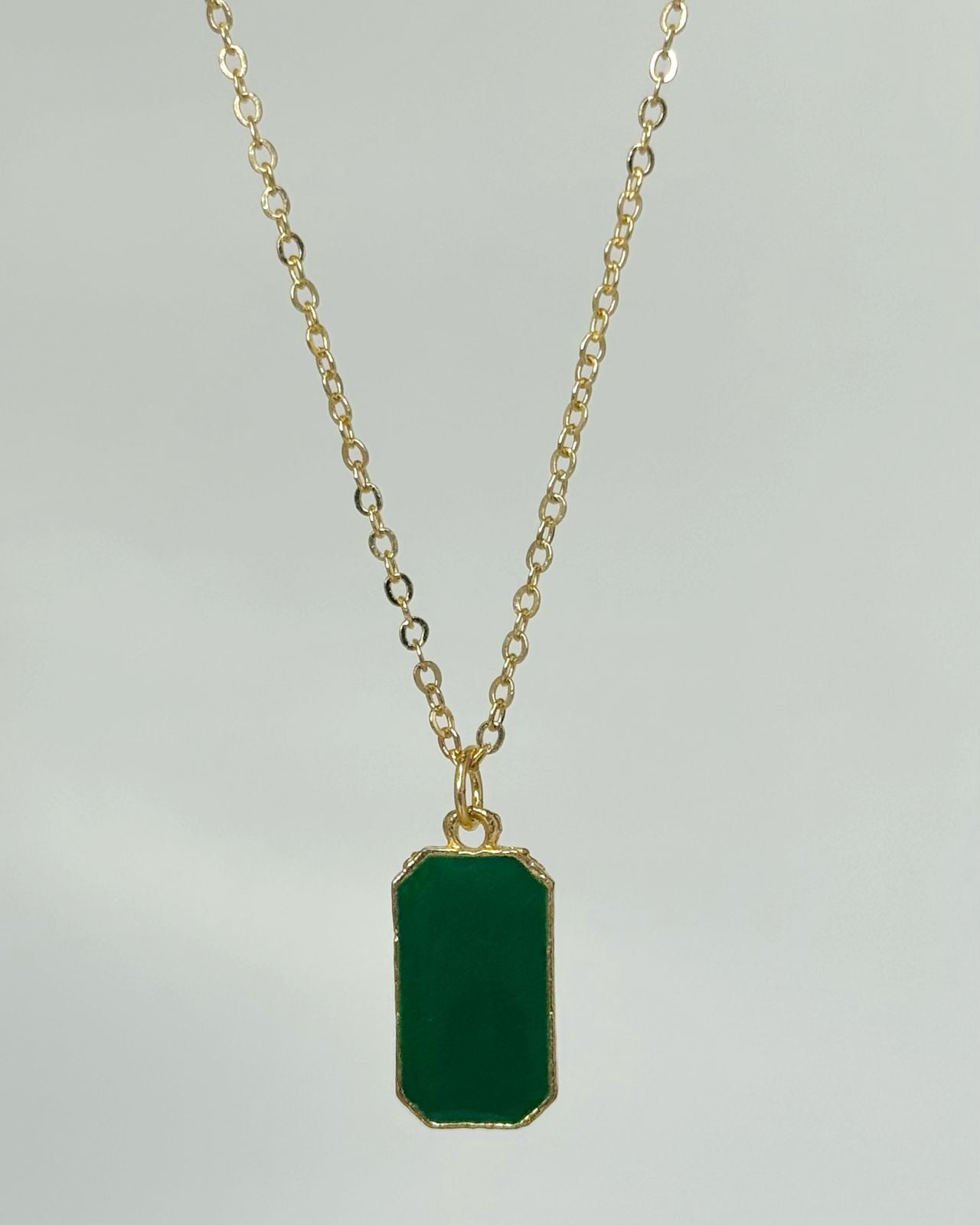 Bloc Pendant Necklace