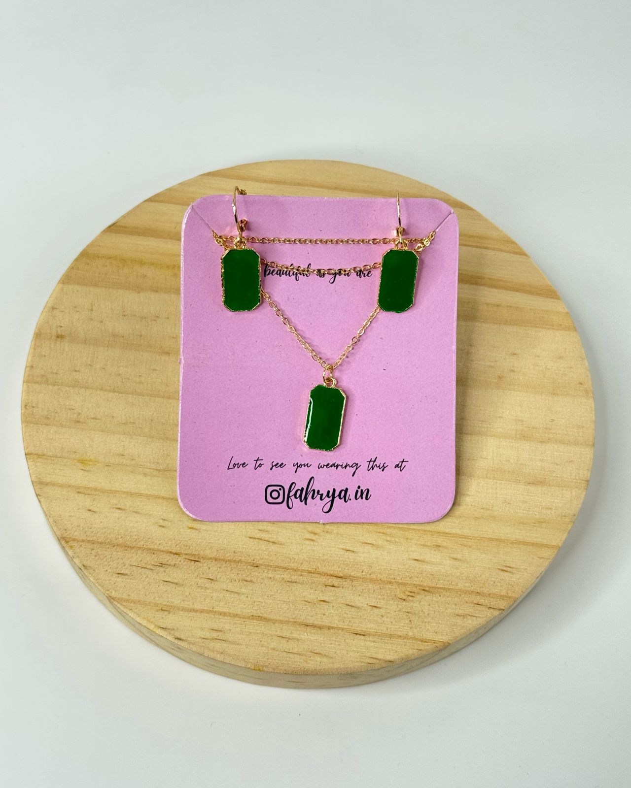 Bloc Pendant Set