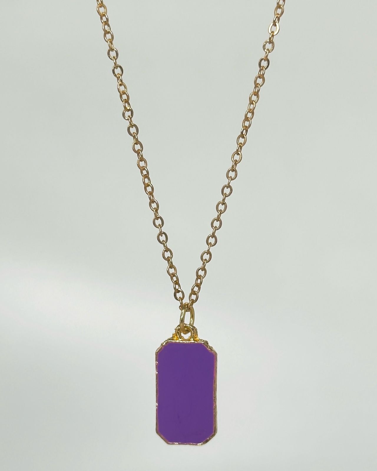 Bloc Pendant Necklace