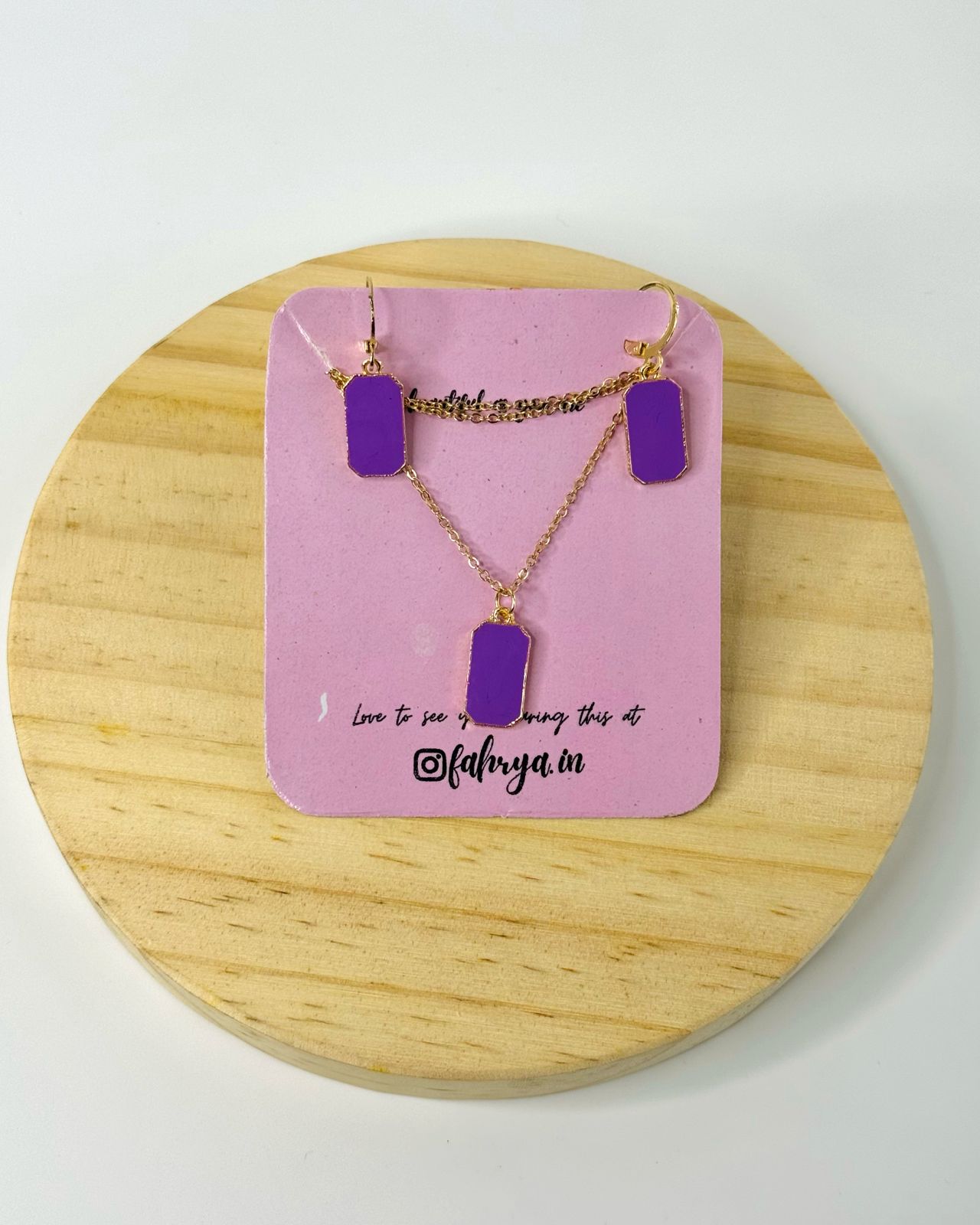 Bloc Pendant Set