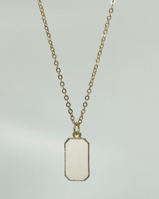 Bloc Pendant Necklace