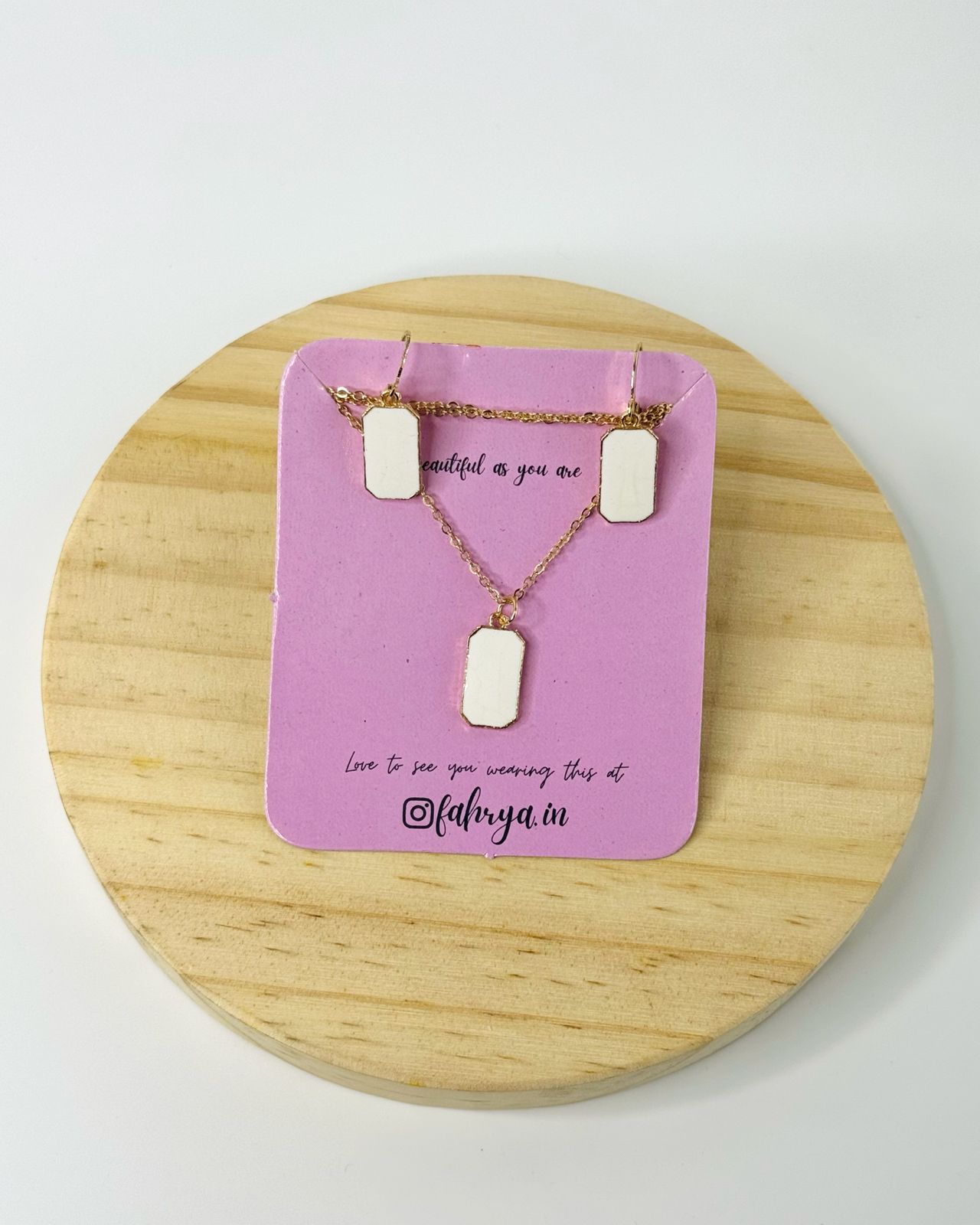 Bloc Pendant Set