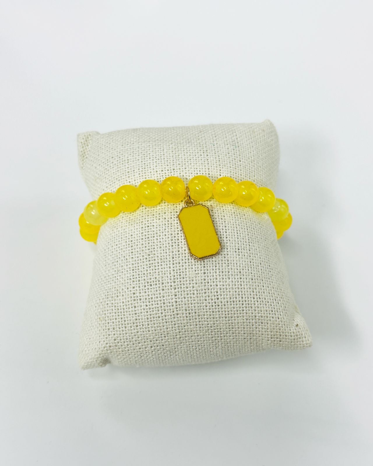 Bloc Charm Pearl Bracelet