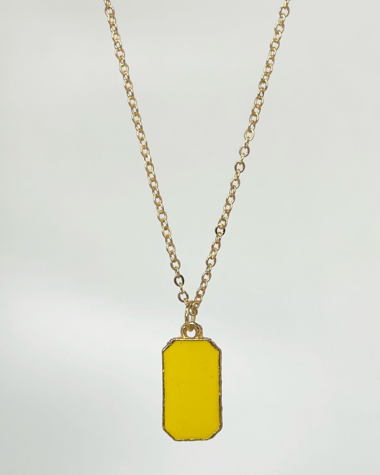 Bloc Pendant Necklace
