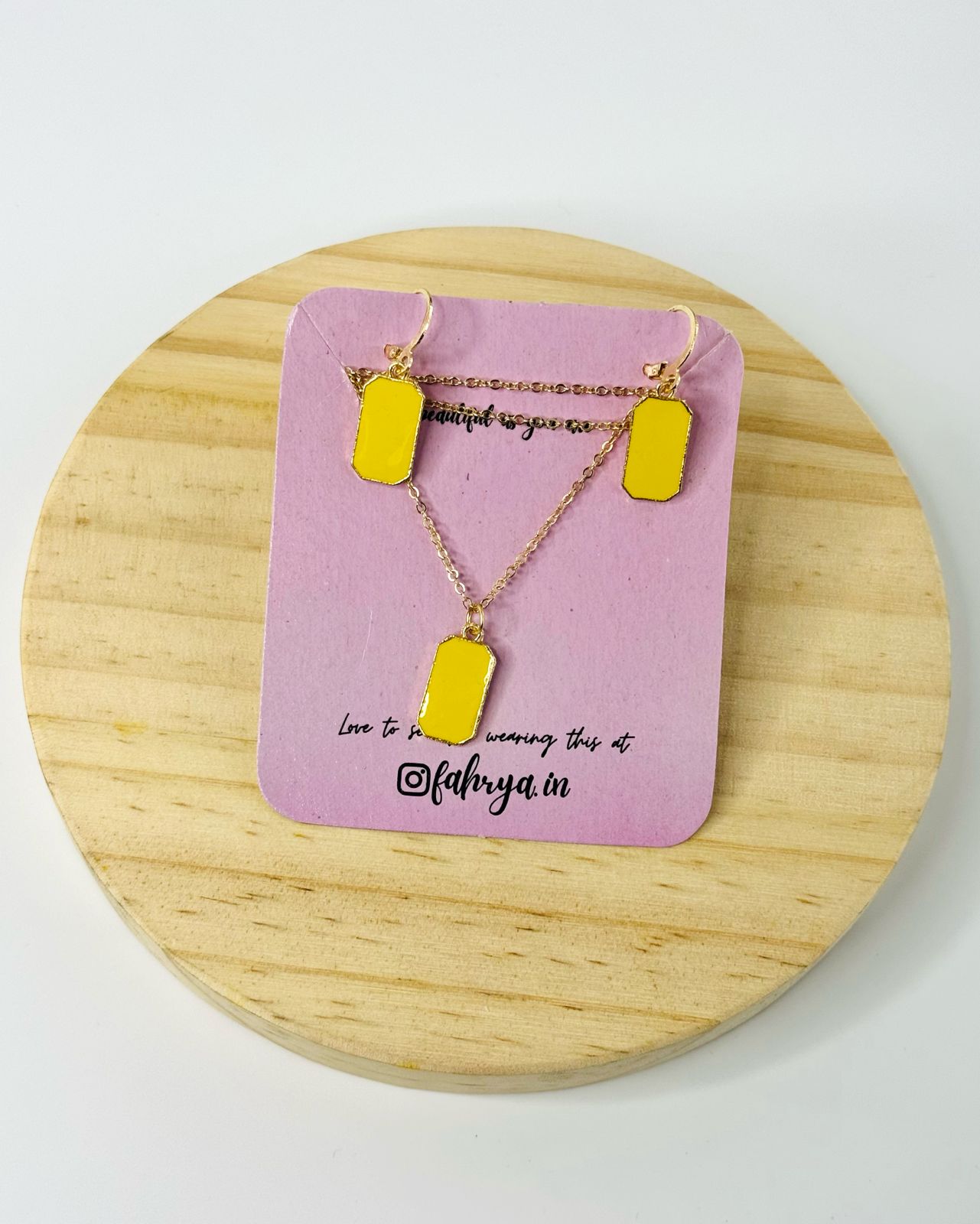 Bloc Pendant Set