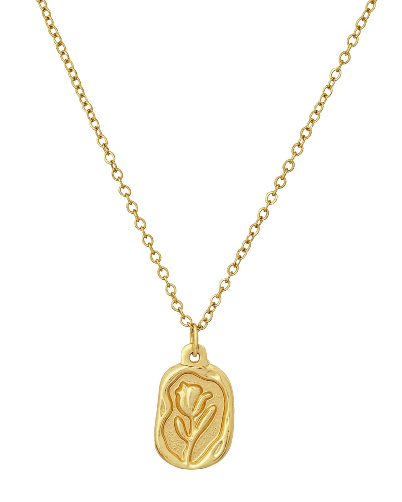 Rose Pendant Chain Necklace