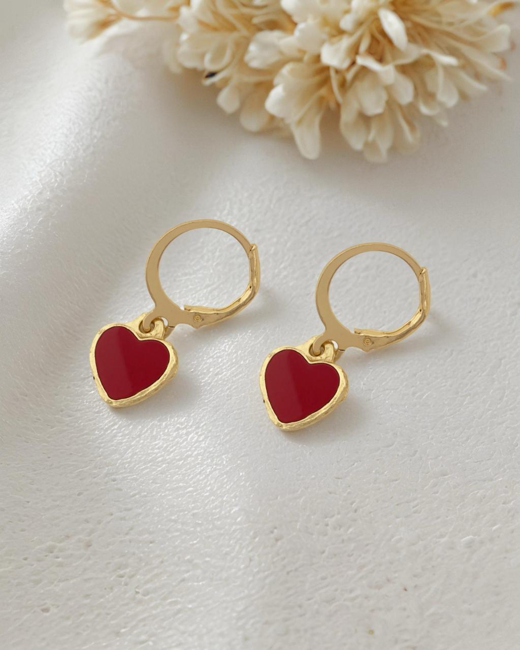 Small Heart Earrings