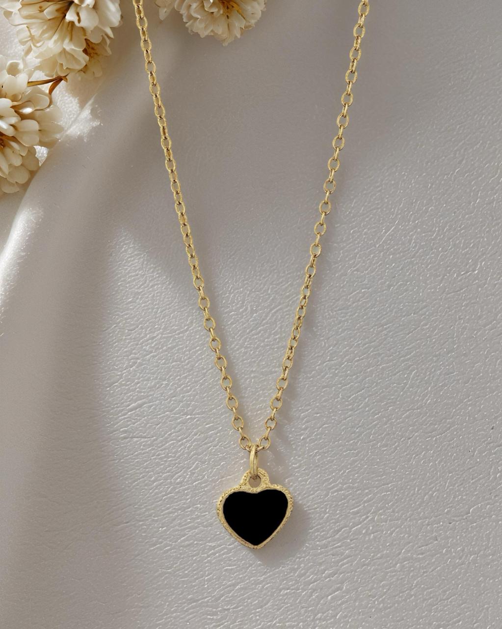 Mini Heart Chain Necklace