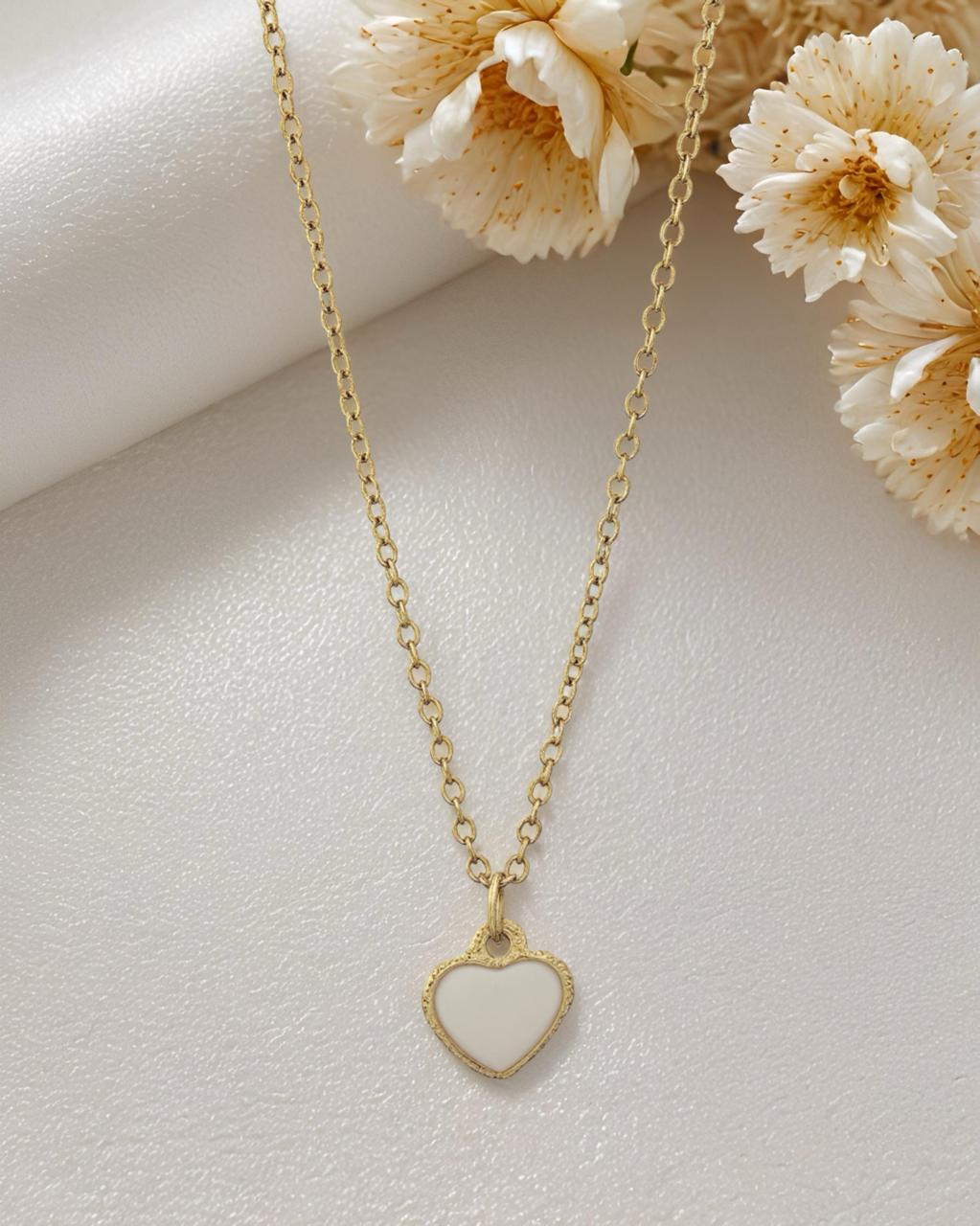 Mini Heart Chain Necklace