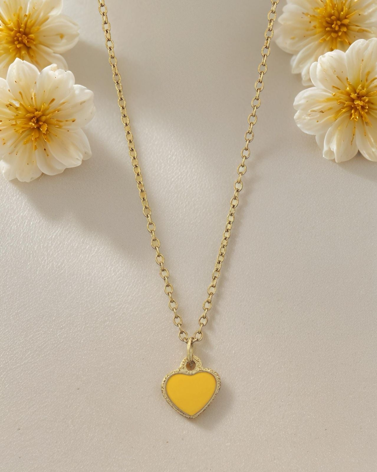 Mini Heart Chain Necklace