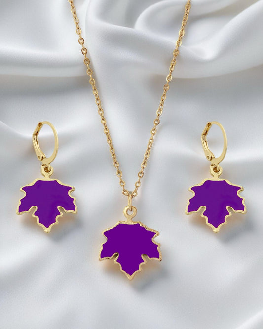 Leaf Set-Purple