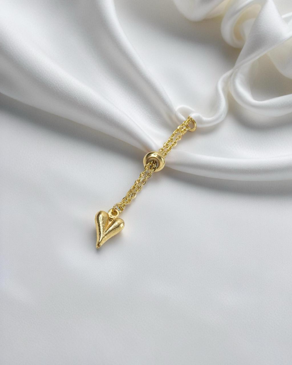 Heart Chain Ring