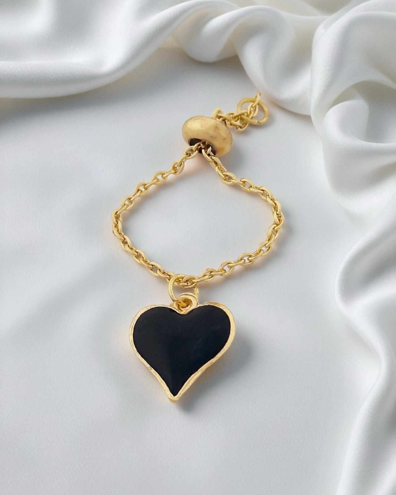 Heart Chain Ring