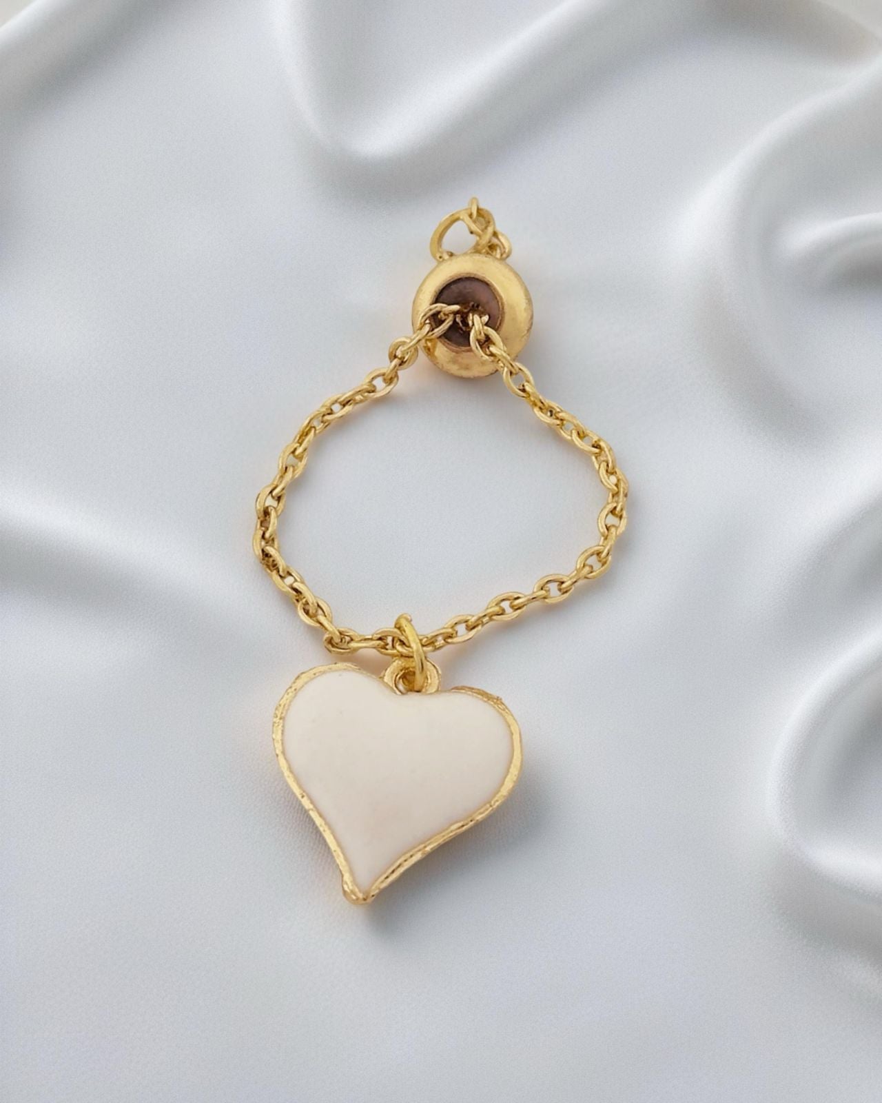 Heart Chain Ring