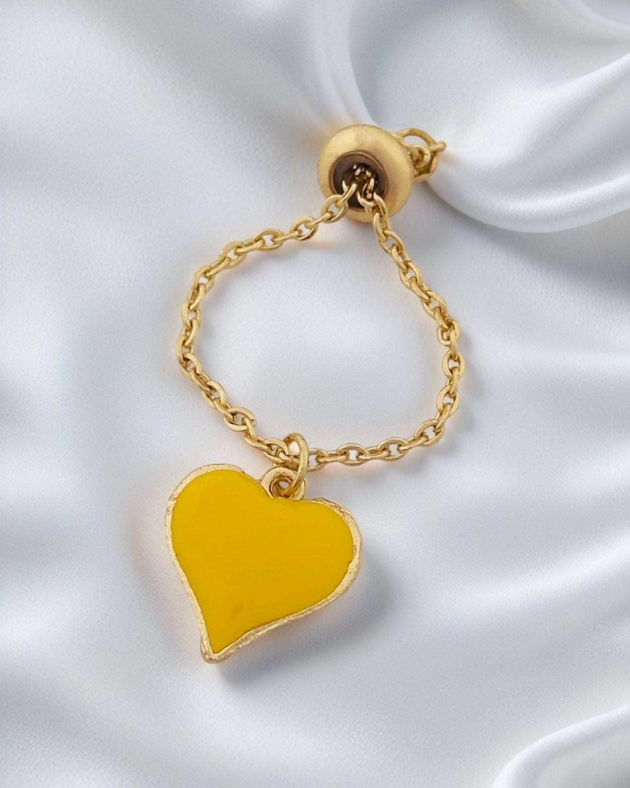 Heart Chain Ring