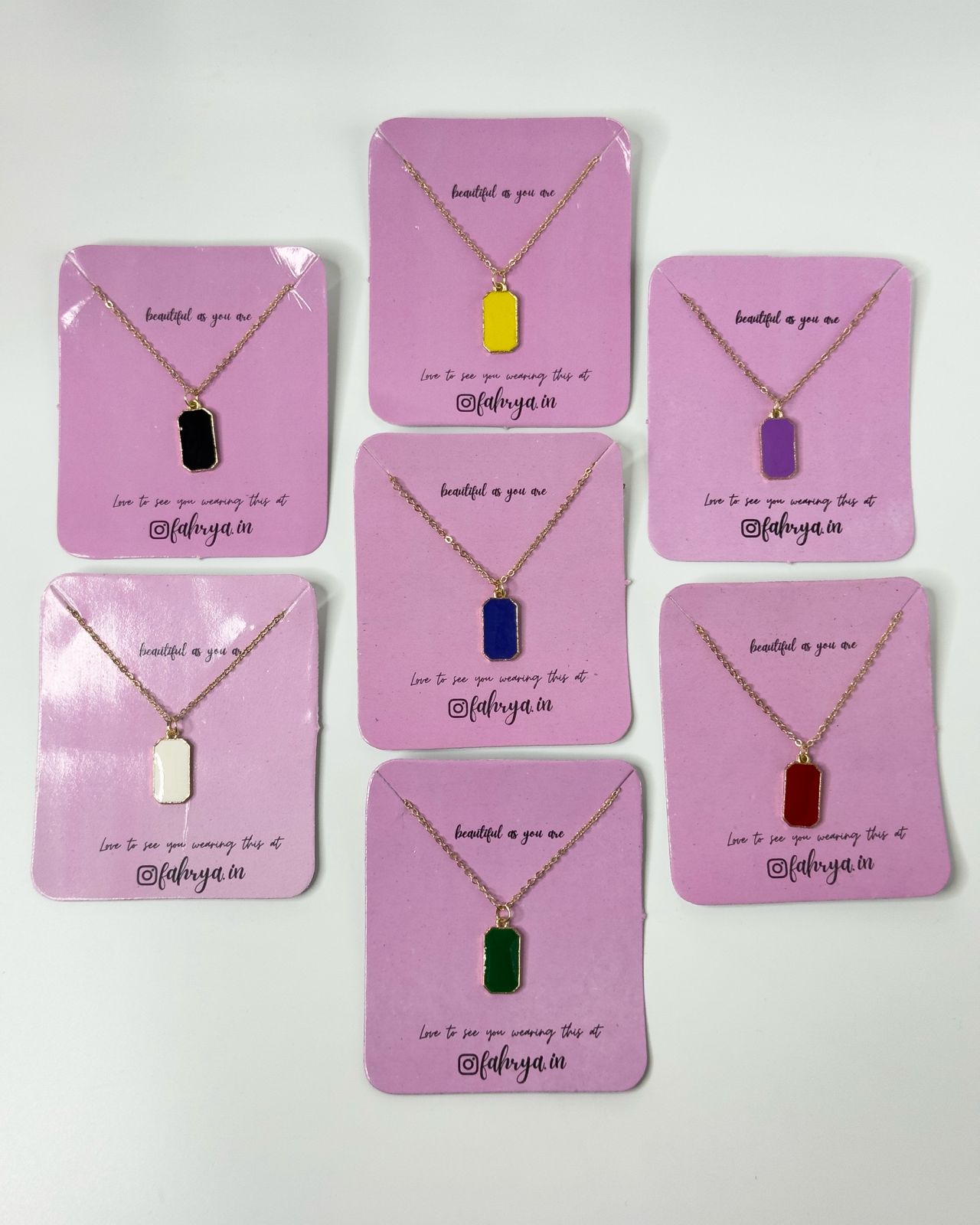 Bloc Pendant Necklace