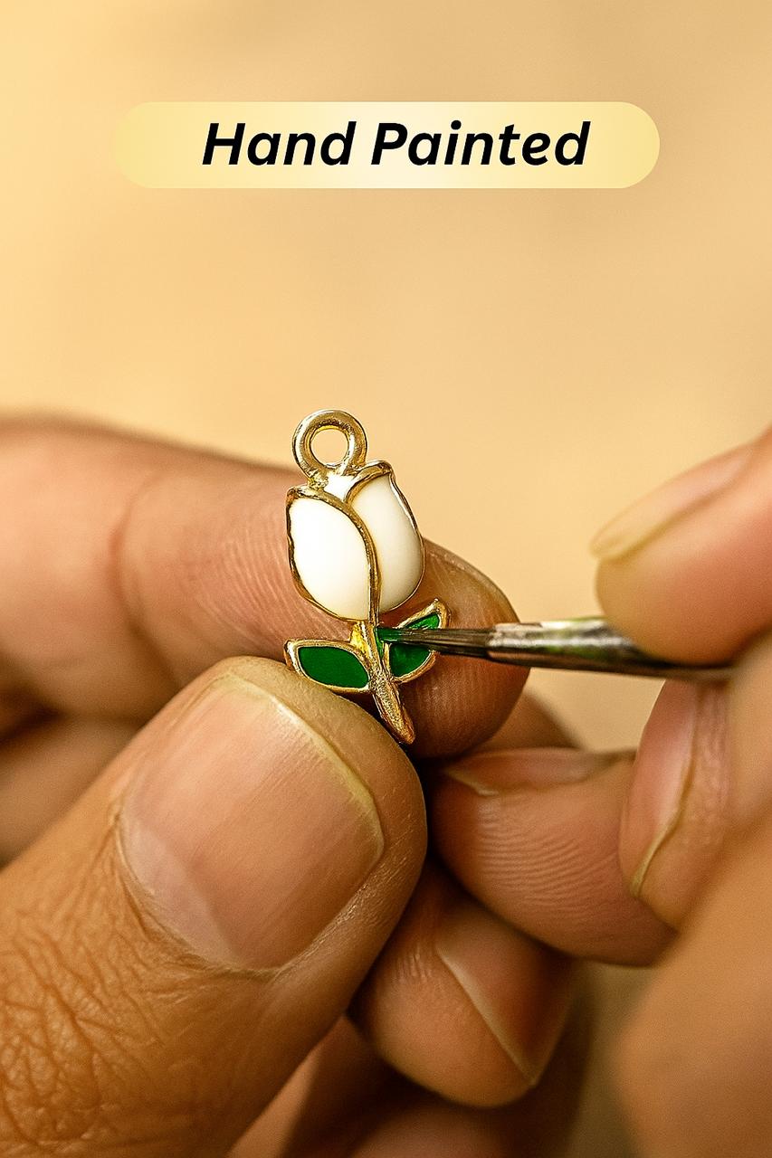 Flower Pendant Anti Tarnish Chain