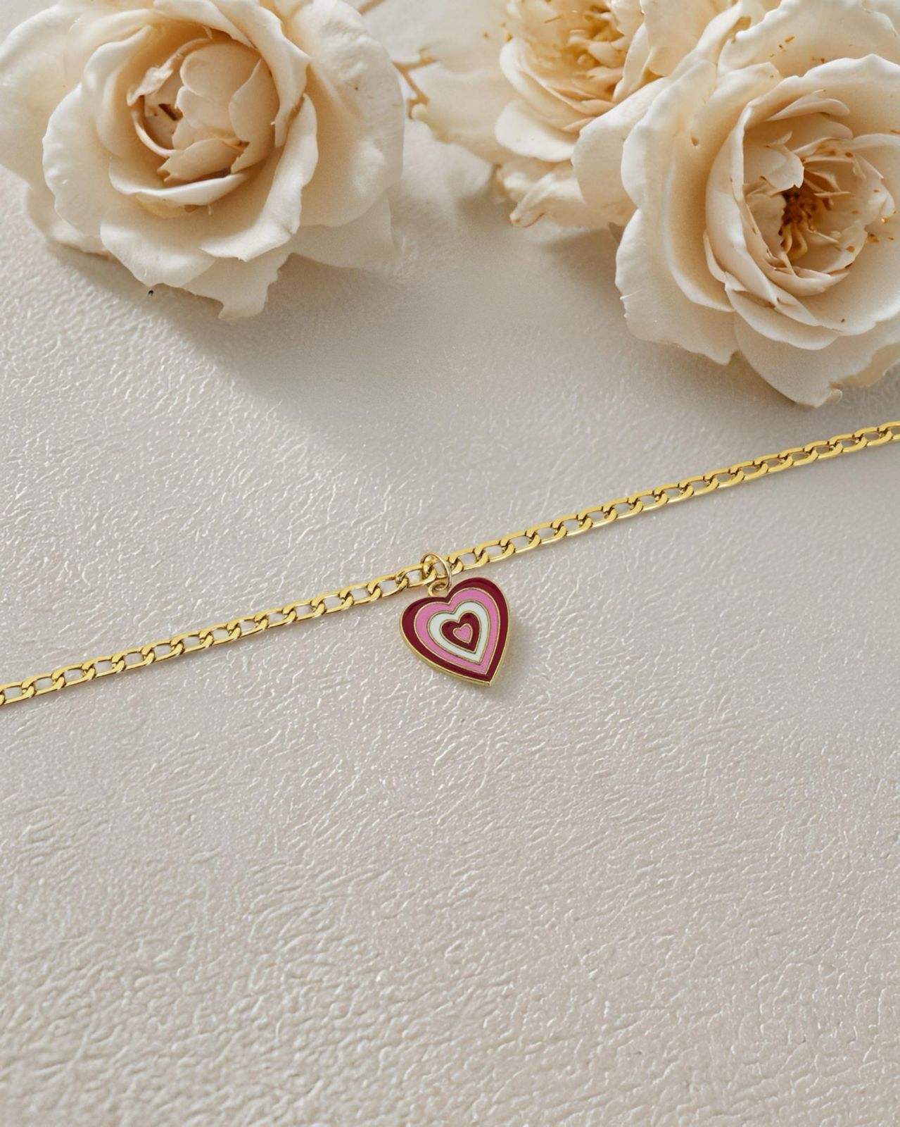 Heartline Pendant Anti Tarnish Chain