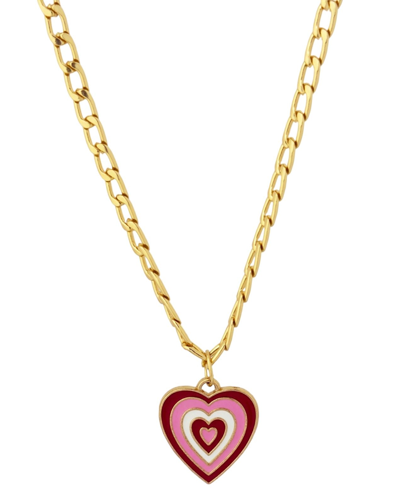 Heartline Pendant Anti Tarnish Chain
