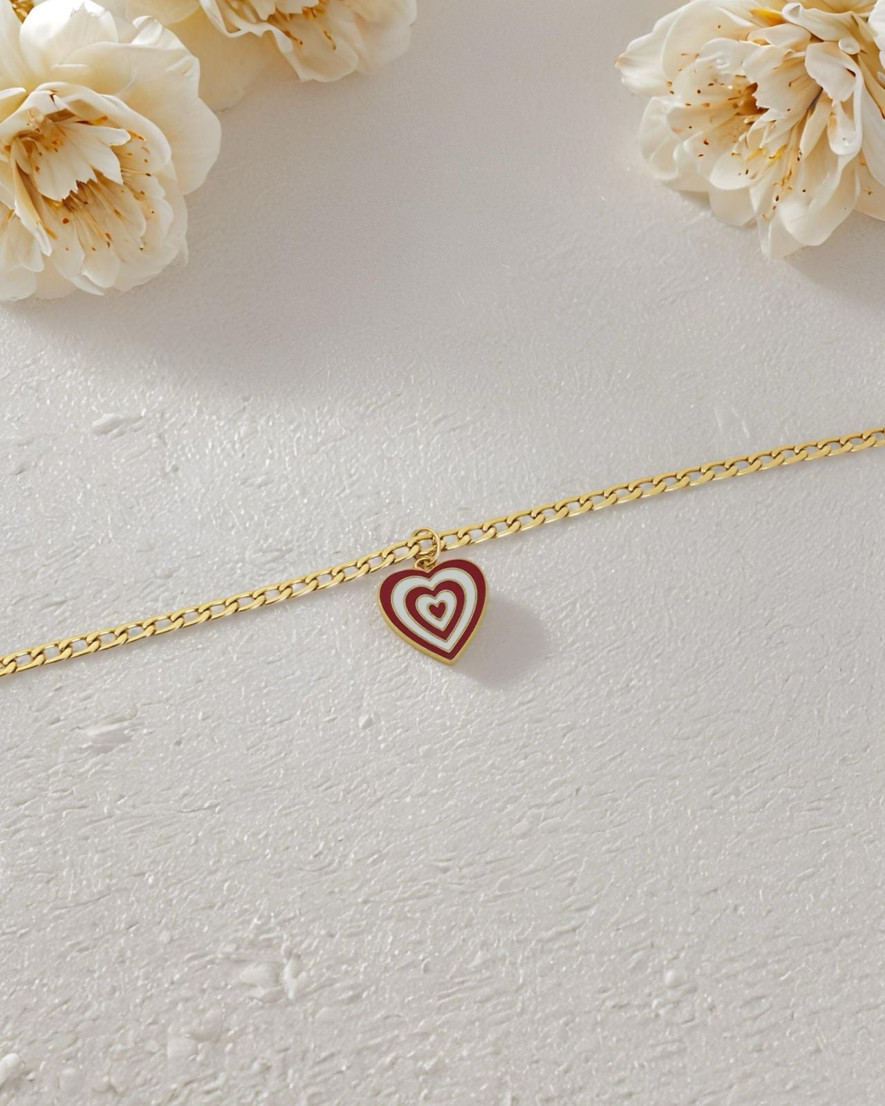 Heartline Pendant Anti Tarnish Chain